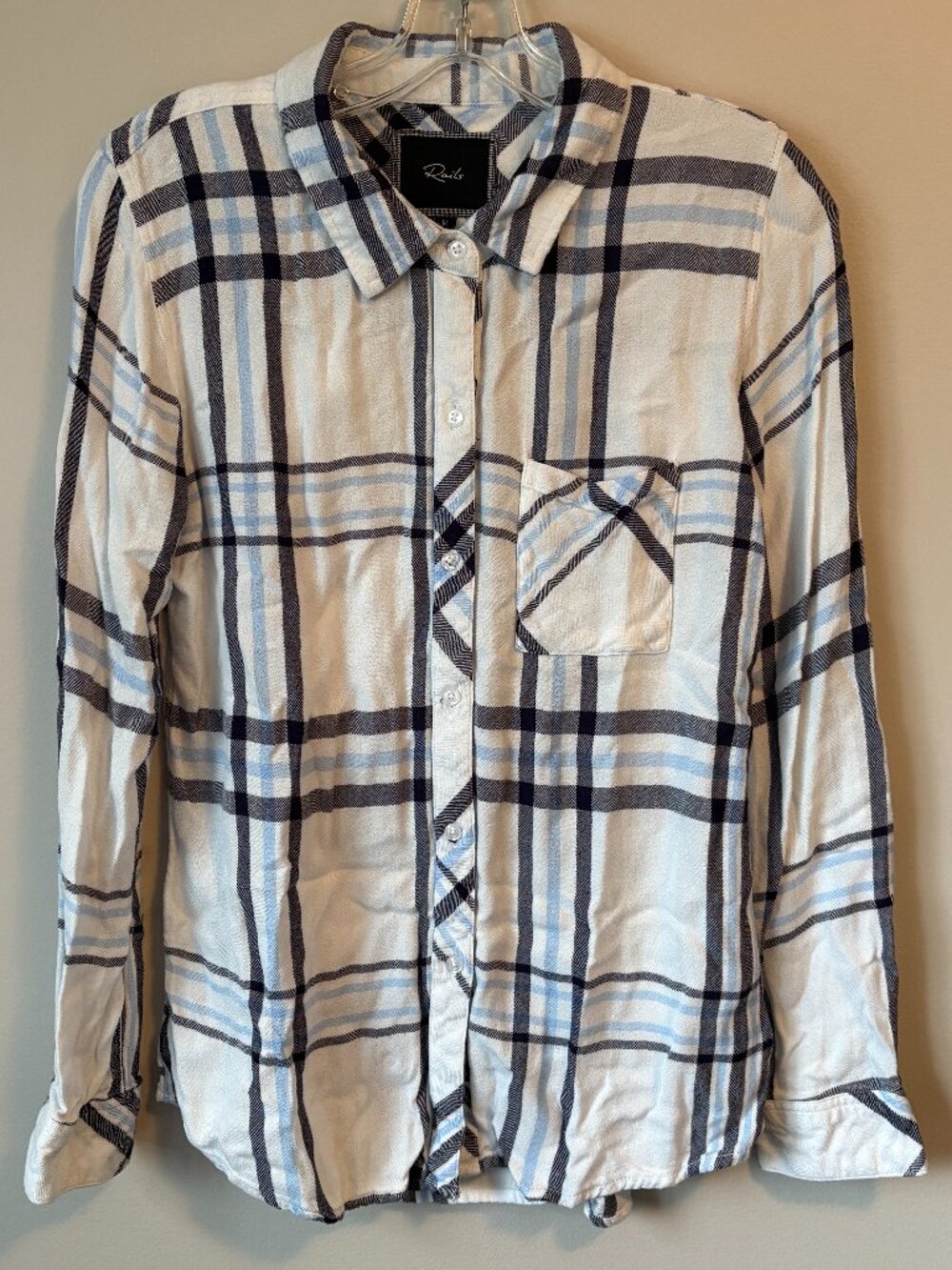 Rails Hunter Plaid Button Down Shirt Medium M